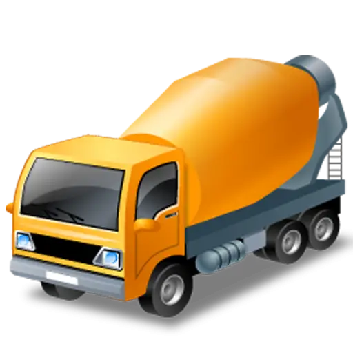 Yellow Cement Mixer Truck for Construction