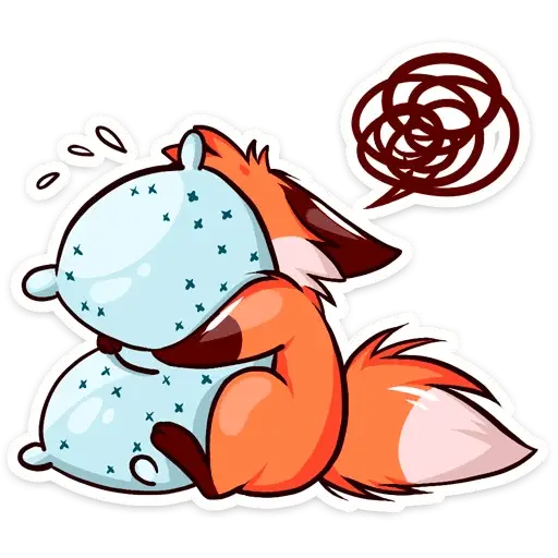 Cute Fox Hugging Pillow
