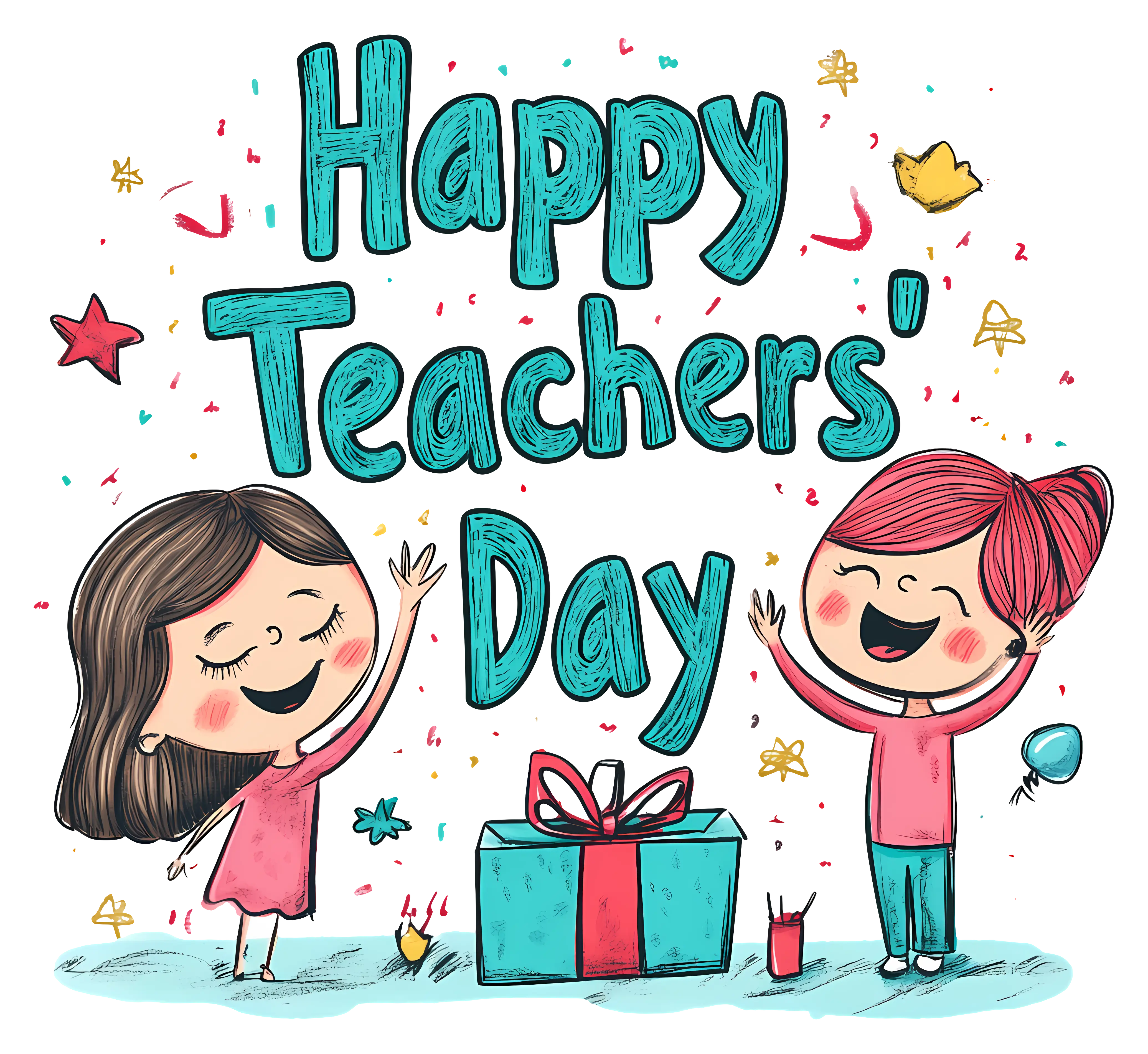Teacher&#039;s Day Celebration Graphic