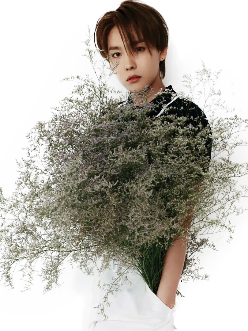 Person Holding a Large Flower Bouquet