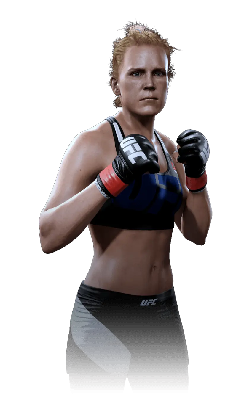 MMA Fighter in Action Pose