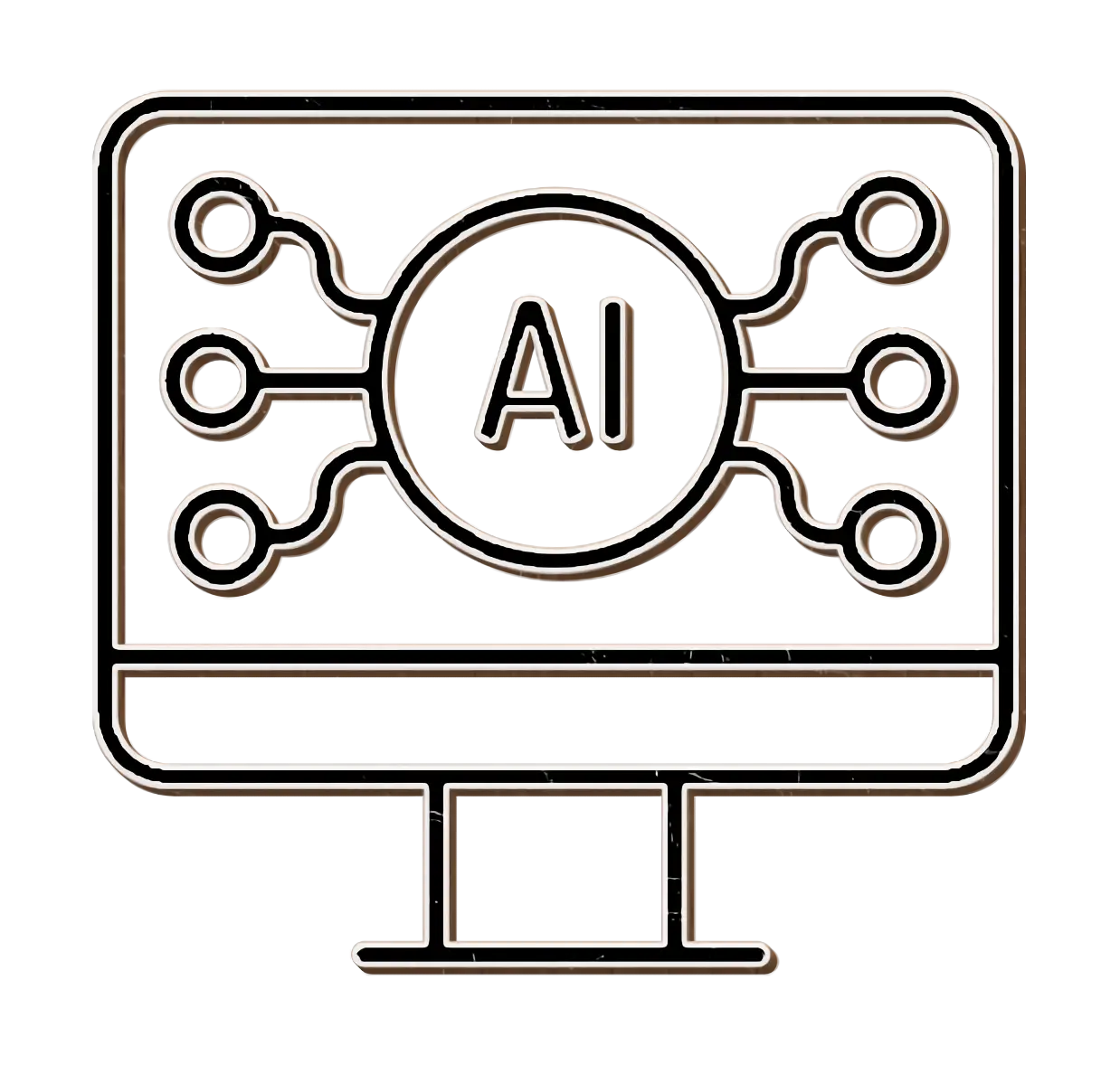 AI on Computer Screen