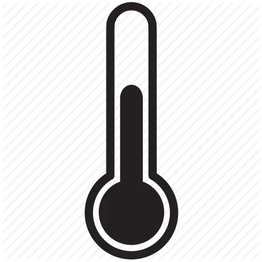 Thermometer Icon for Temperature Checking