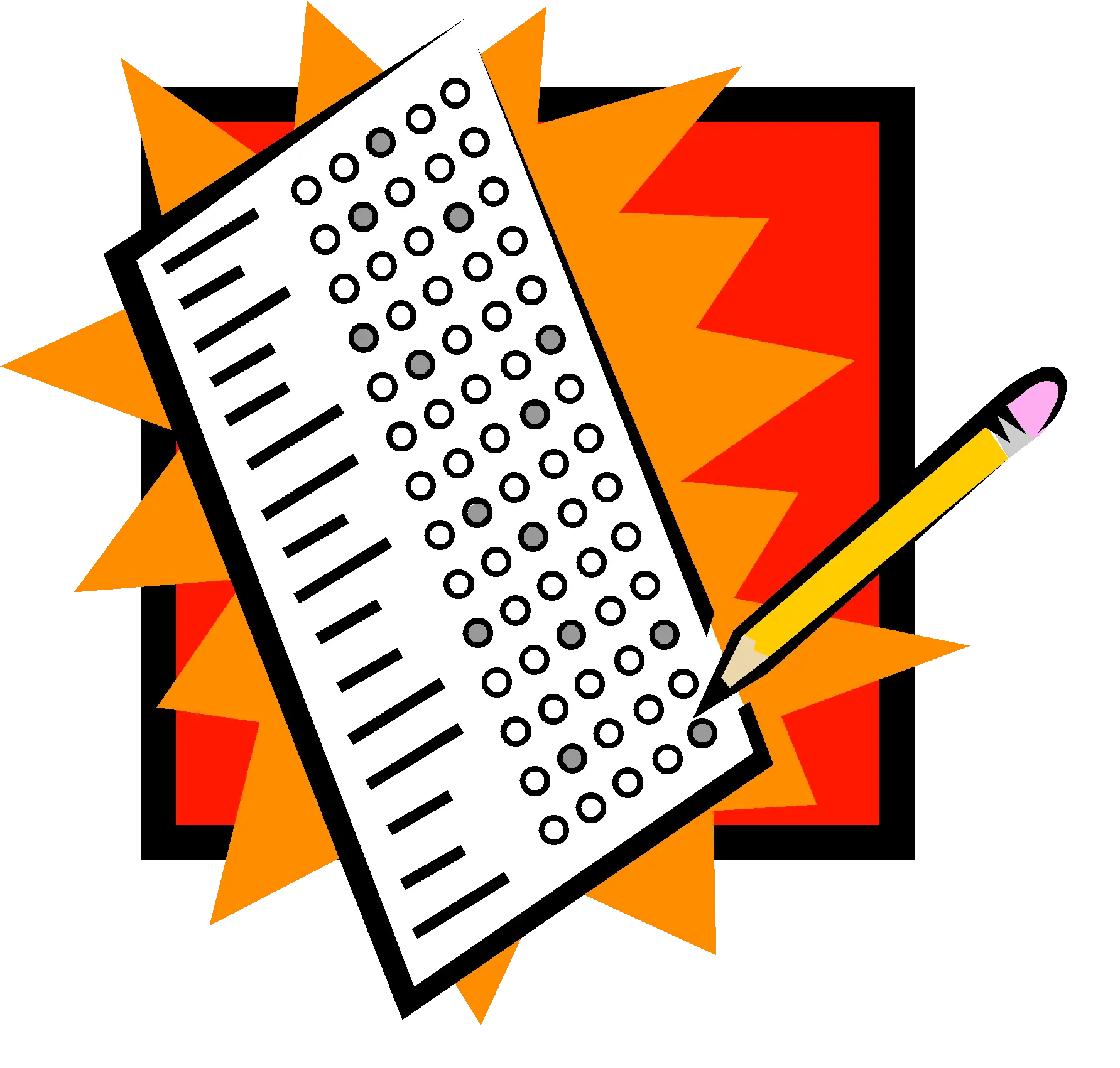 Test Paper and Pencil for Exams