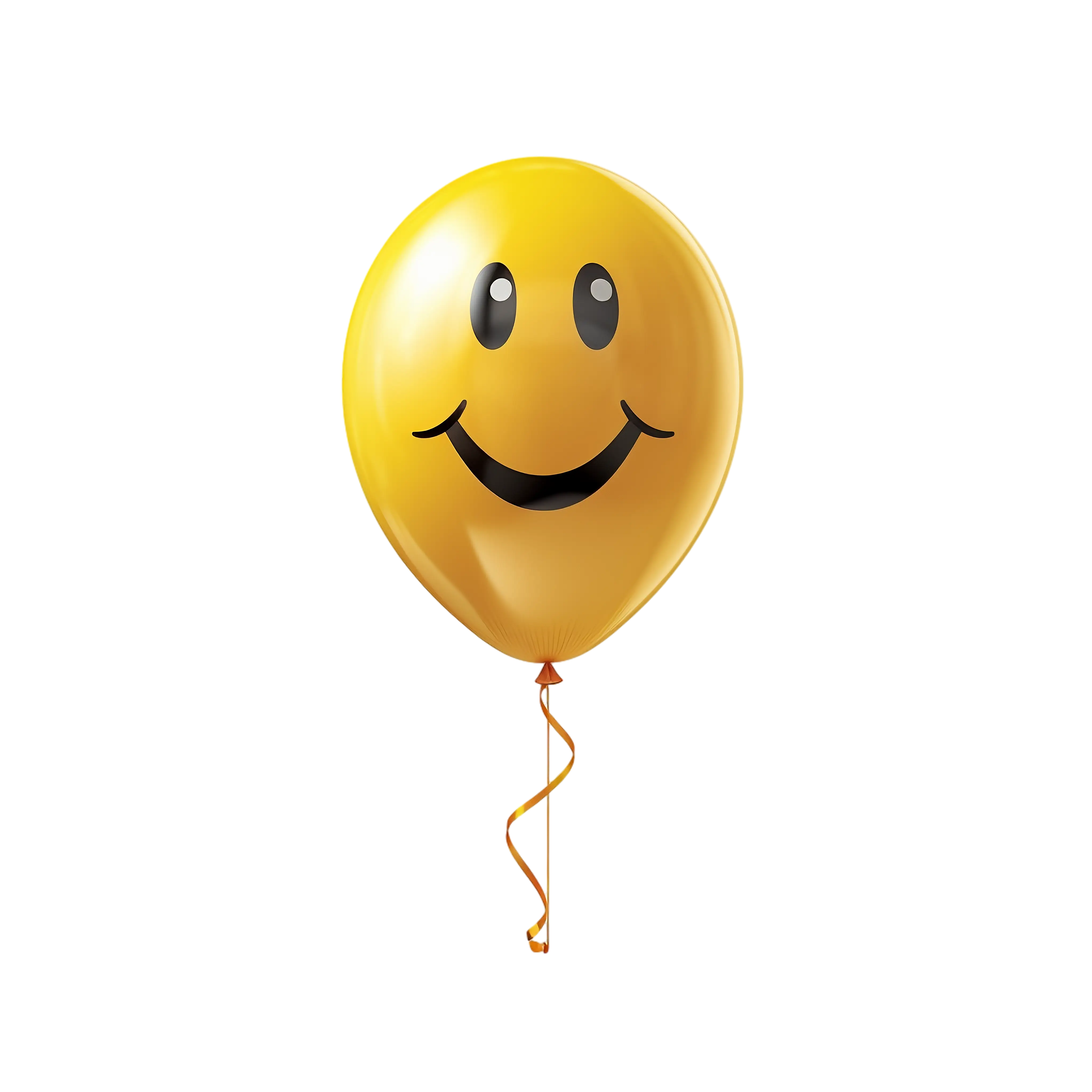 Cheery Yellow Smiley Face Balloon