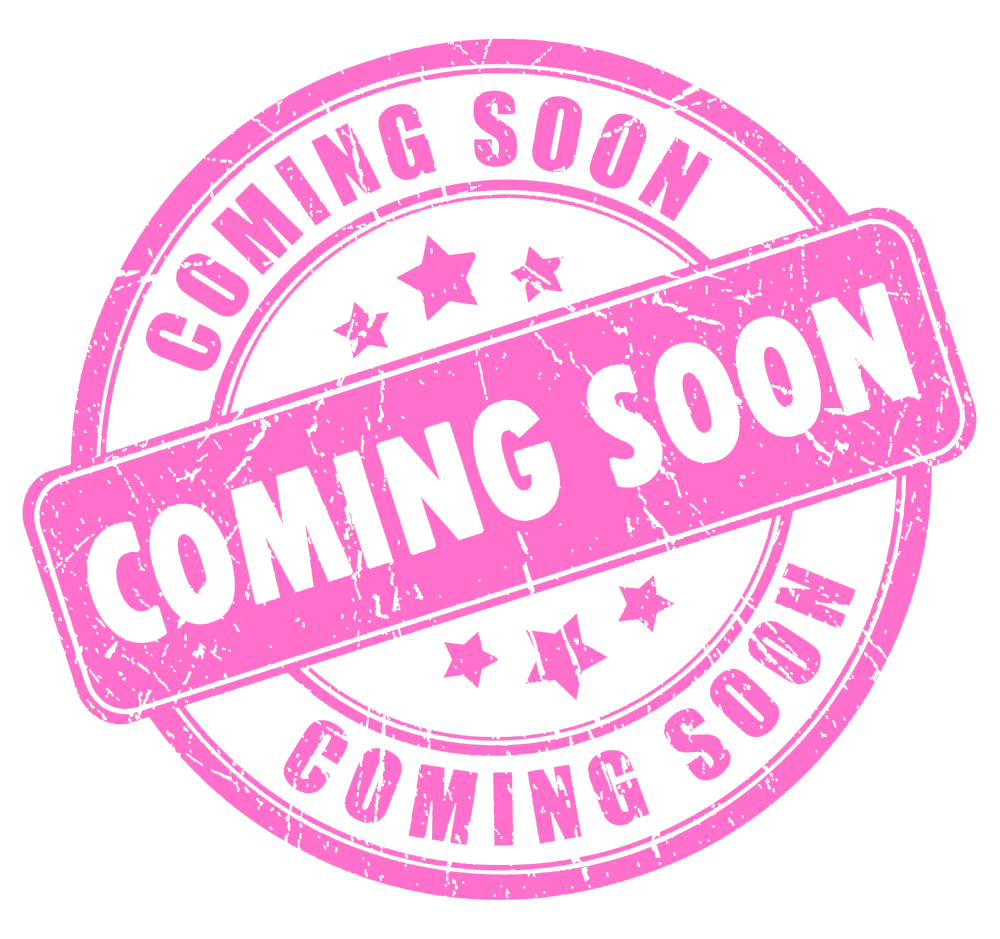 Pink Coming Soon Stamp
