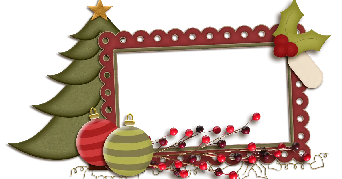 Christmas Holiday Photo Frame Design
