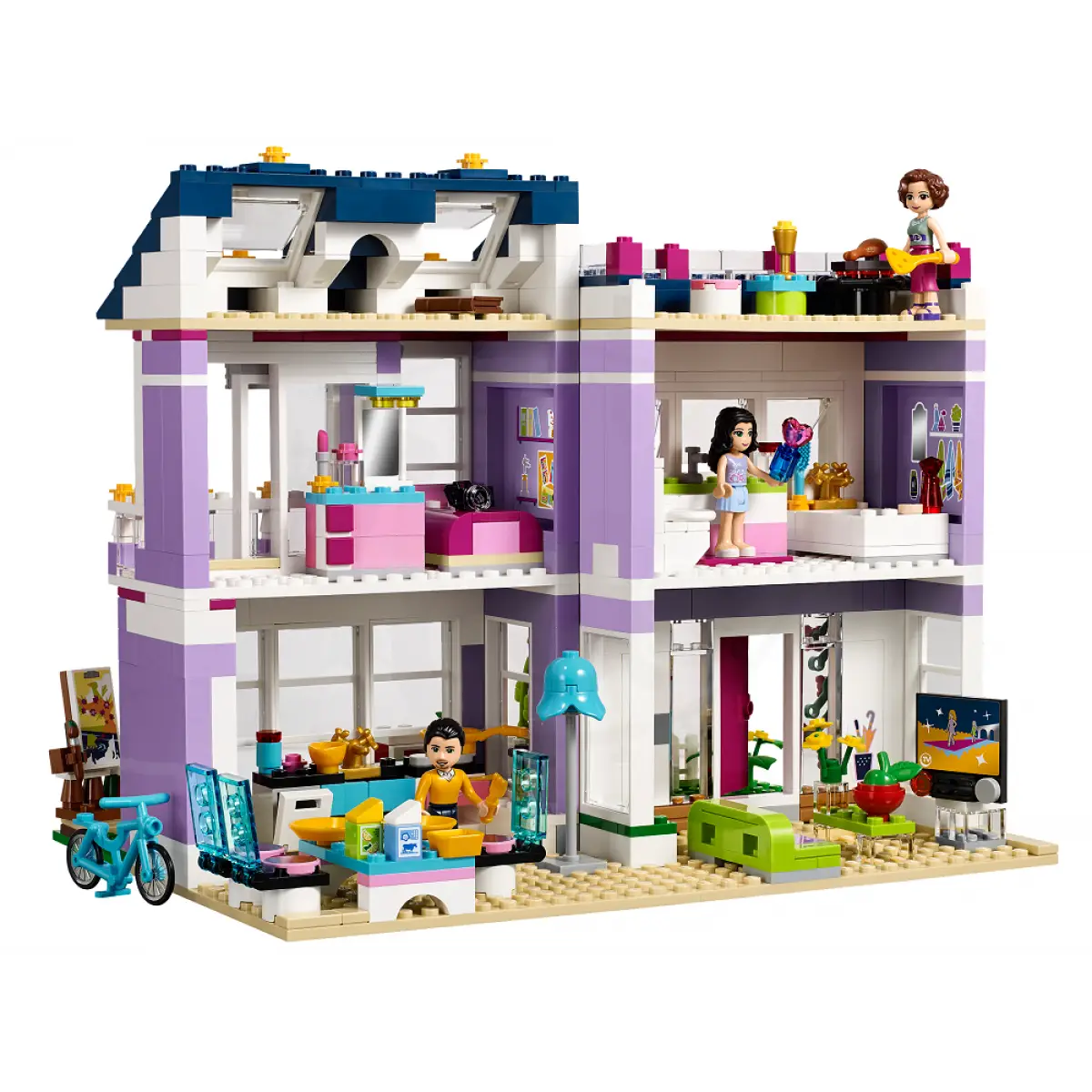Colorful Lego House Toy Set