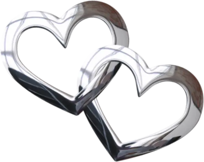 Silver Hearts for Romantic Decor