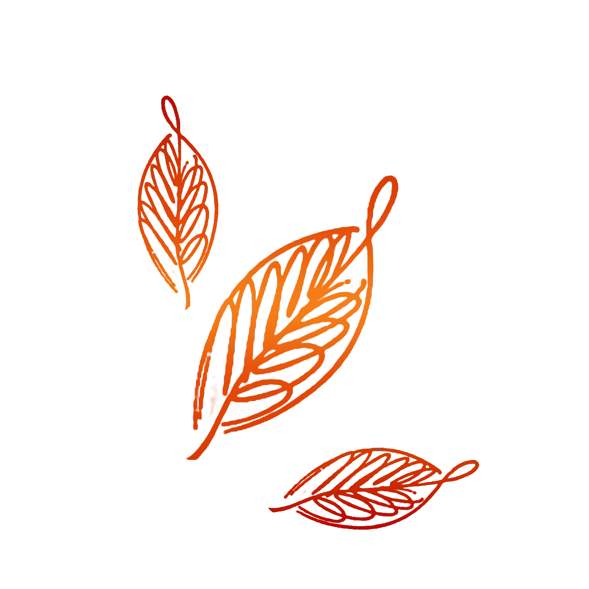 Autumn Themed Decorative Leaves Design