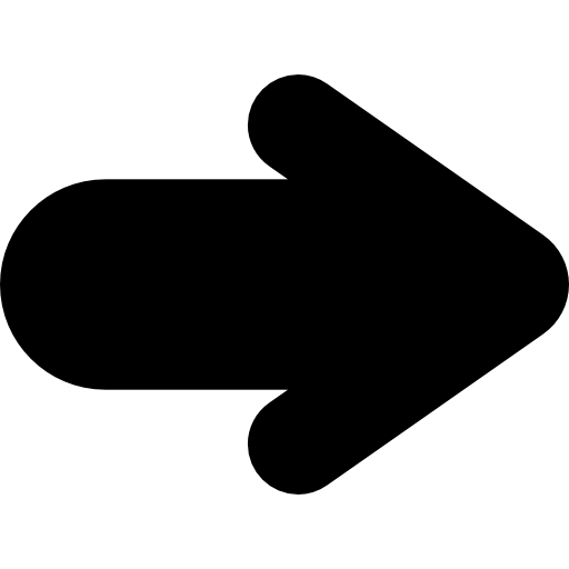 Black Right Arrow Symbol Design