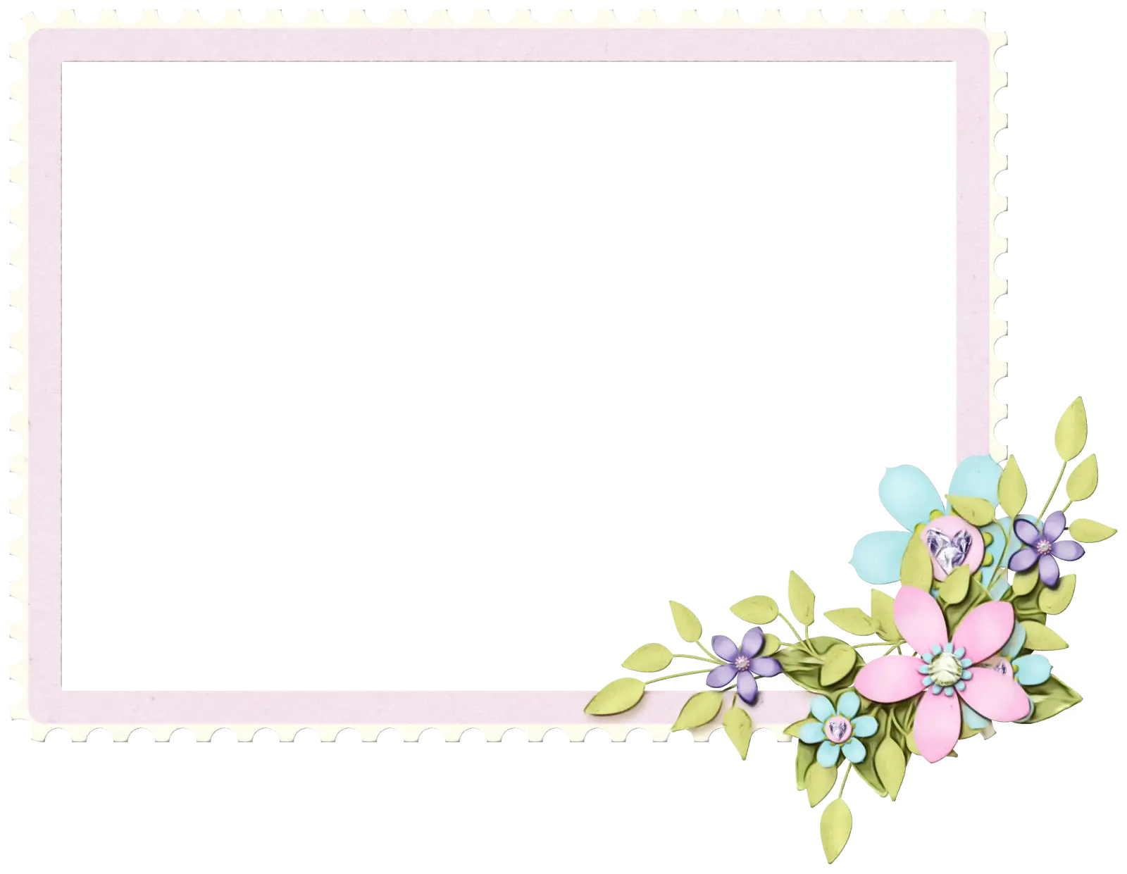 Decorative Floral Border Design