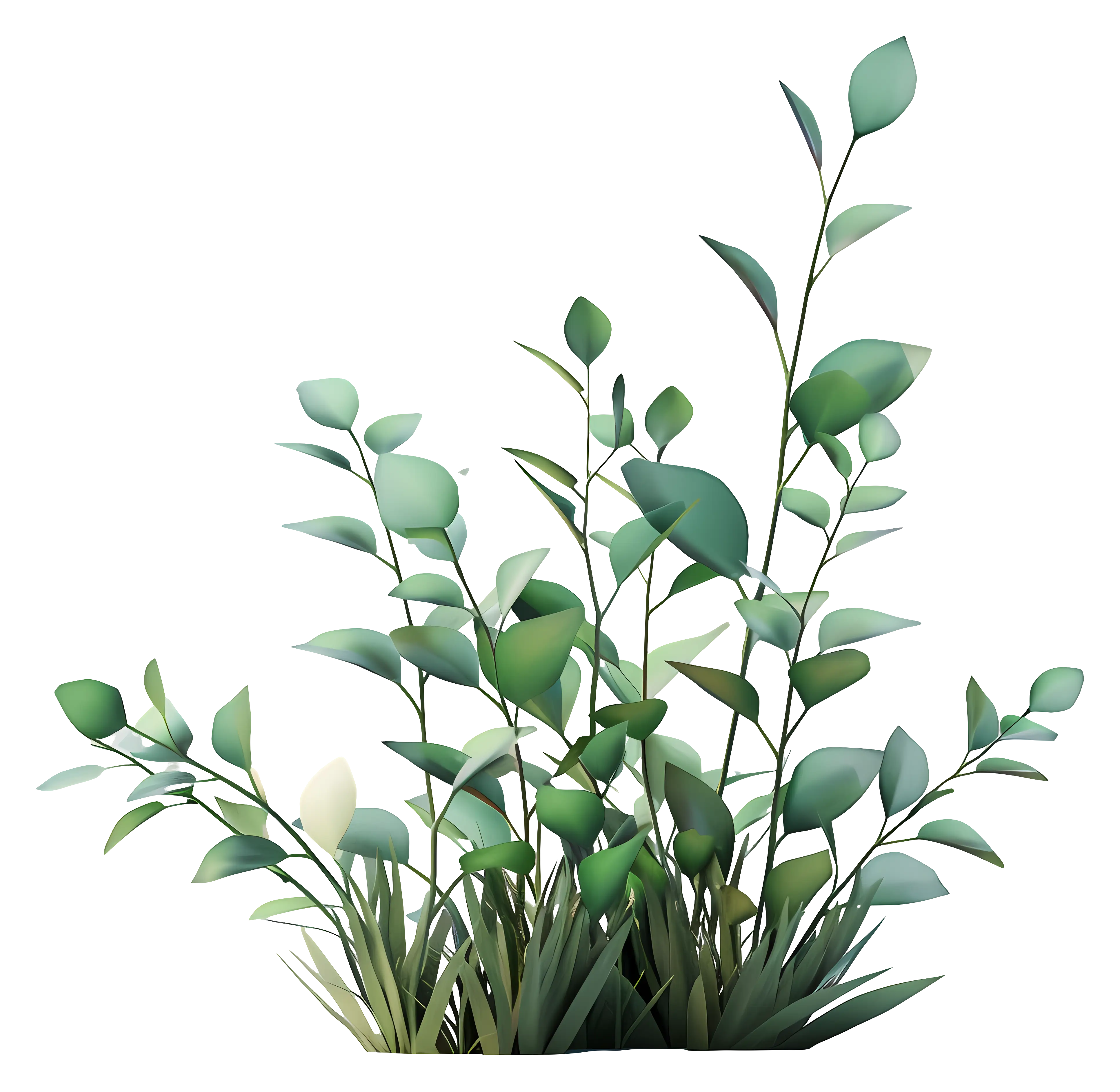 Green Leafy Plant for Nature Decor