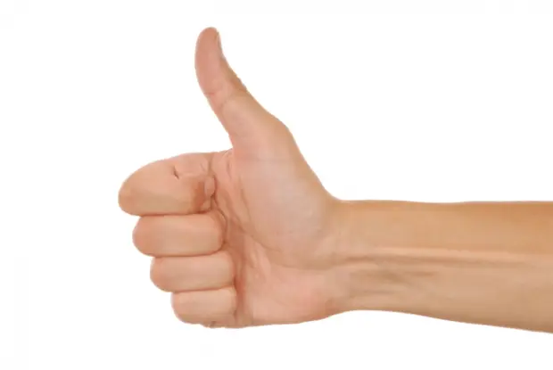 Thumbs Up Hand Gesture