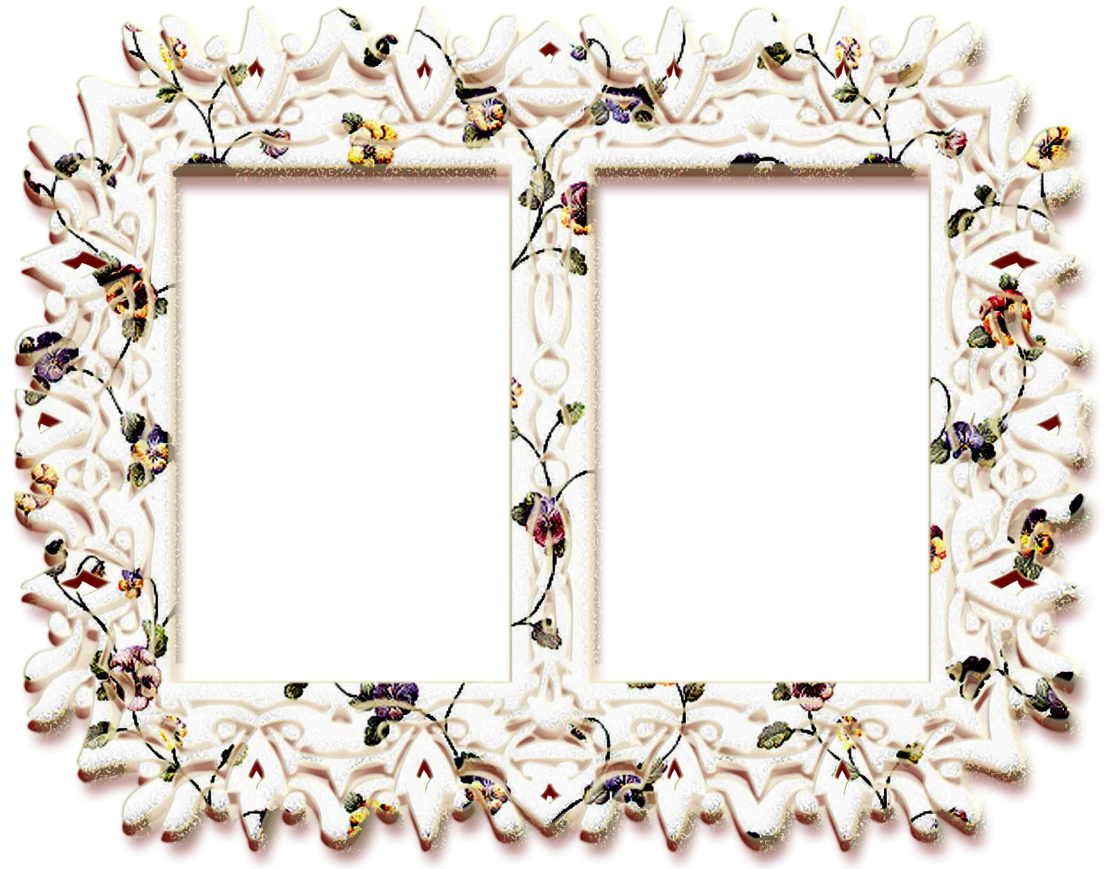 Ornate Floral Decorative Frame