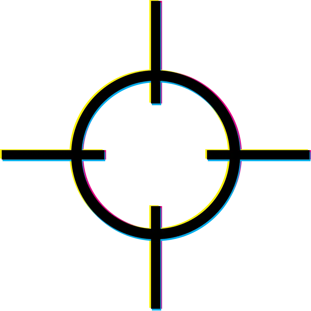 Crosshair Symbol for Precision and Targeting