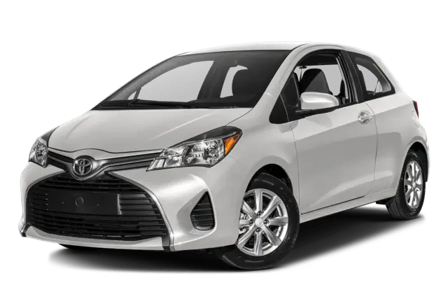 Silver Toyota Yaris Hatchback