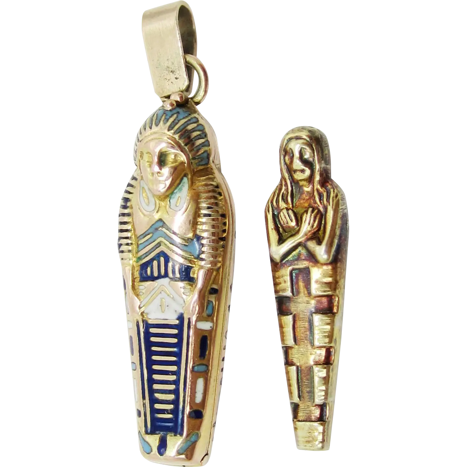 Ancient Egyptian Sarcophagus Pendant