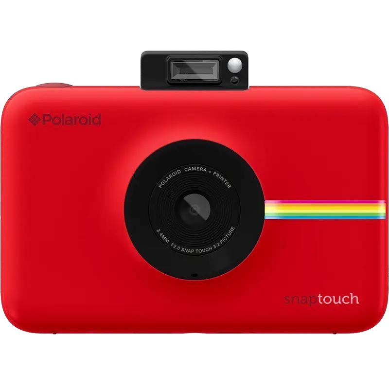 Red Polaroid Camera for Instant Photography