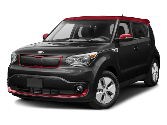 Black Compact Car with Red Accents