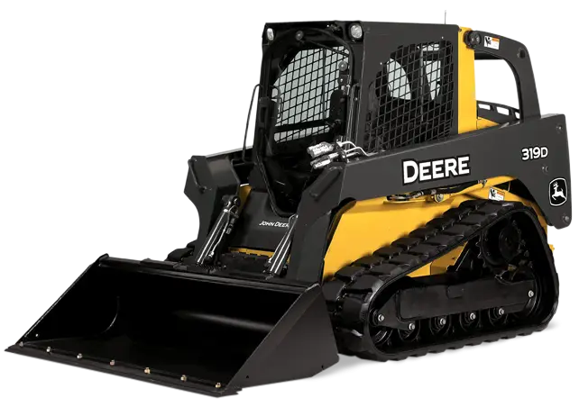 Black and Yellow Skid Steer Loader