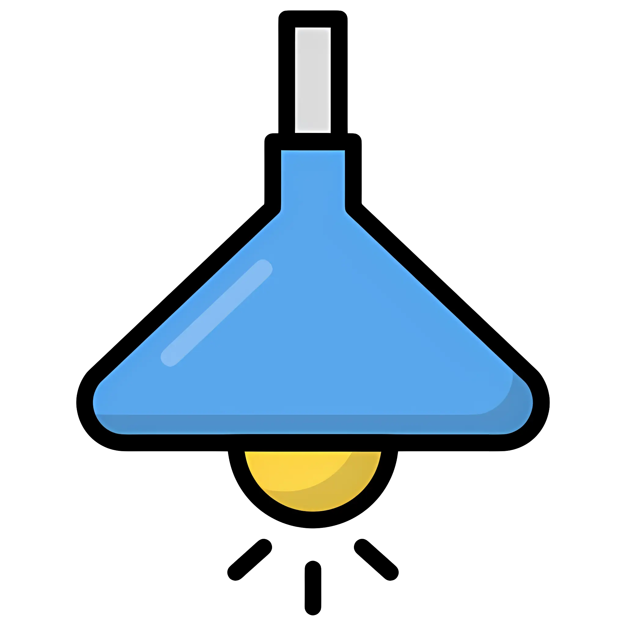 Blue Hanging Lamp
