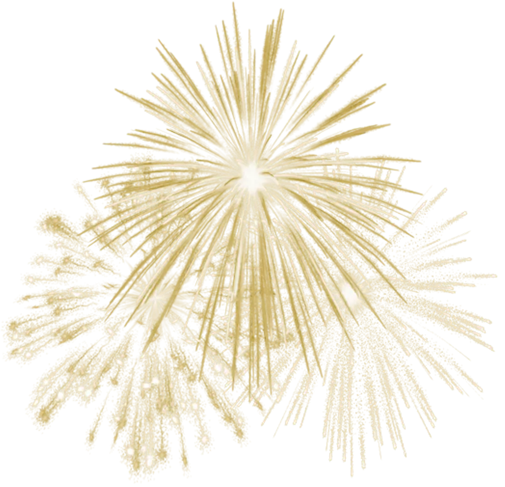 Golden Fireworks for Festive Celebrations