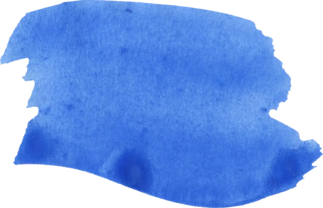 Blue Watercolor Stroke for Artistic Background