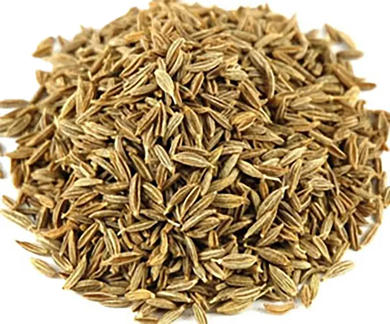 Pile of Brown Cumin Seeds