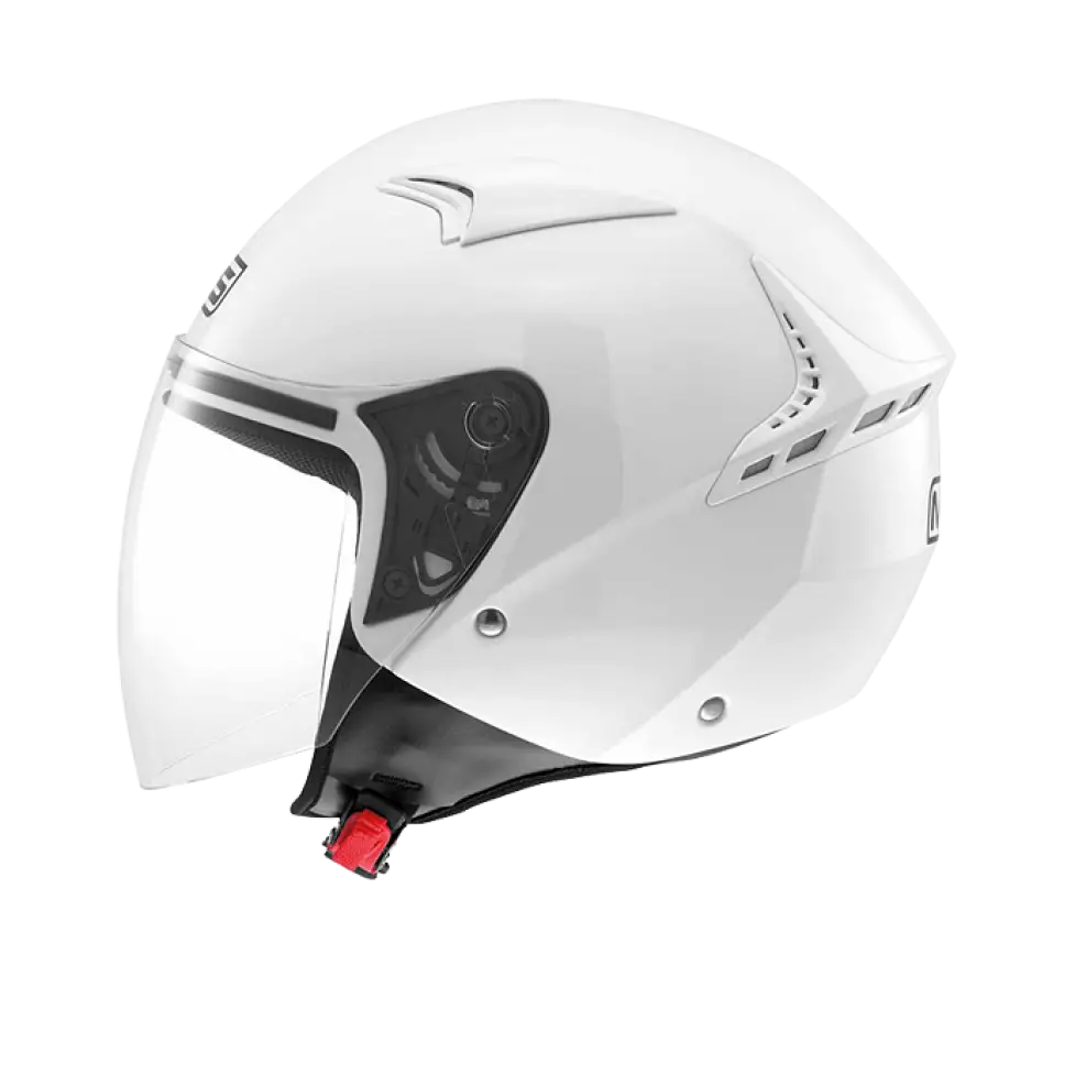 White Motorcycle Helmet