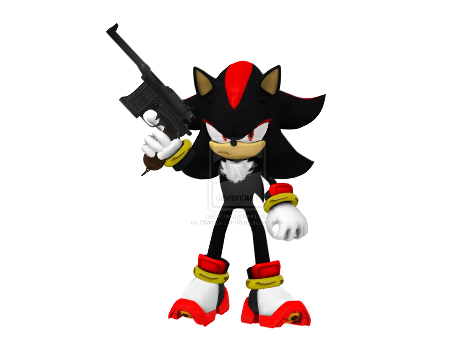 Shadow the Hedgehog with Gun