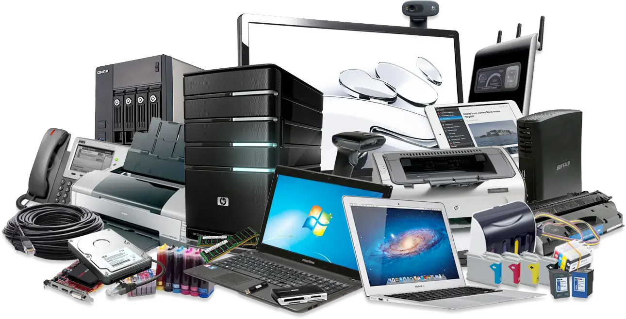Assorted Office Electronics and Gadgets