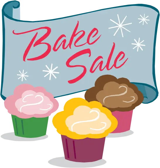 Bake Sale Sign with Cupcakes