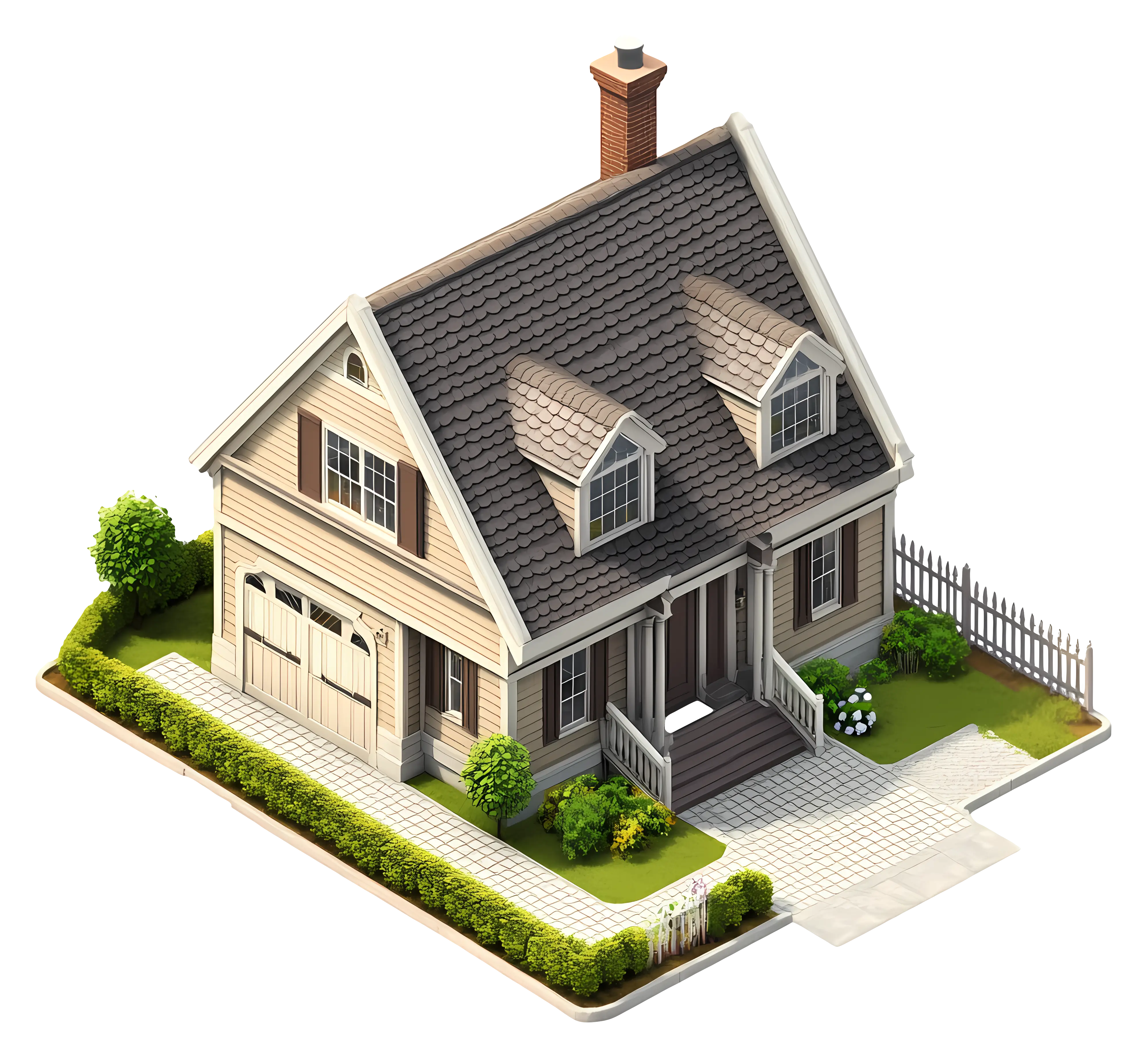 Small Cute Doodle House
