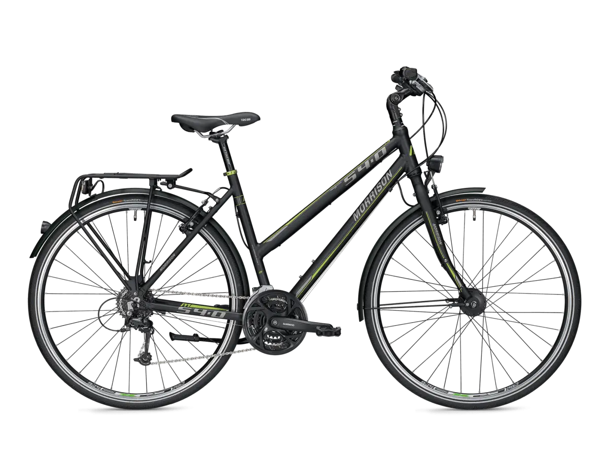 Sleek Black Bicycle for Urban Transportation