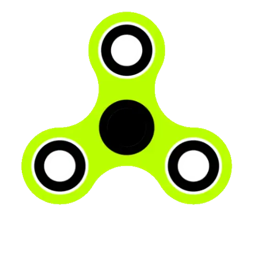 Green Fidget Spinner Toy