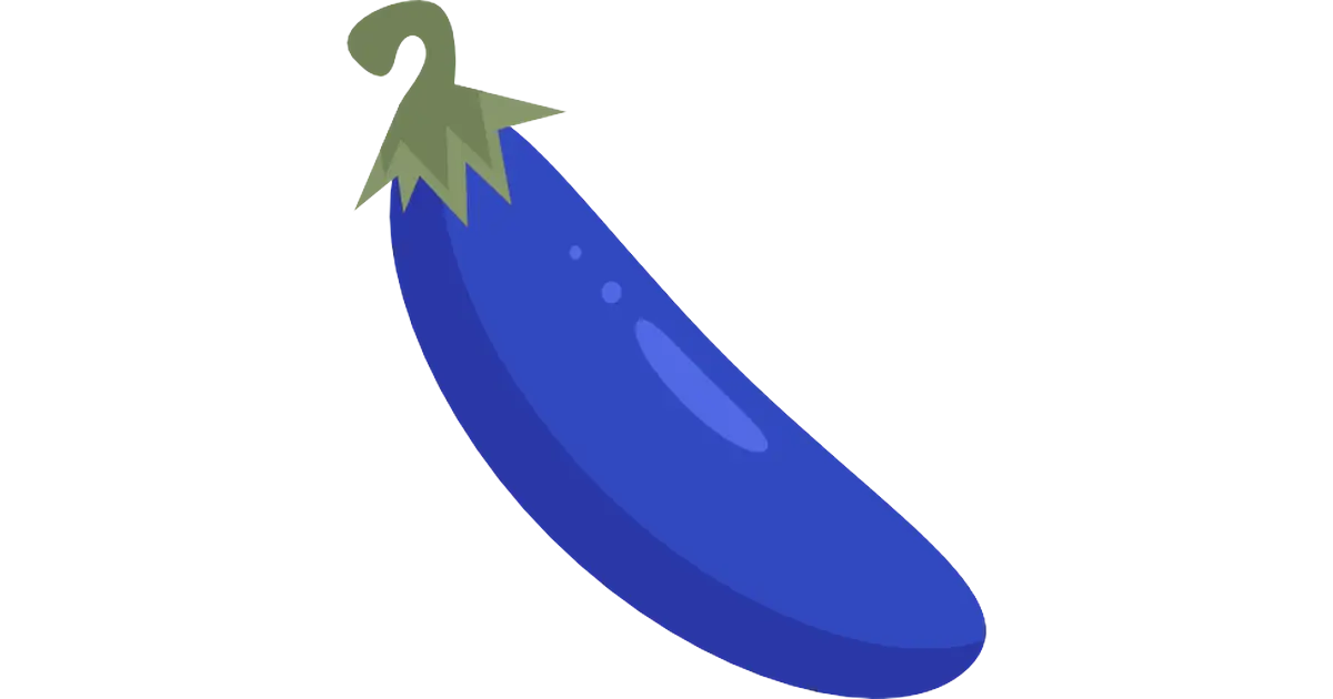 Purple Eggplant Illustration