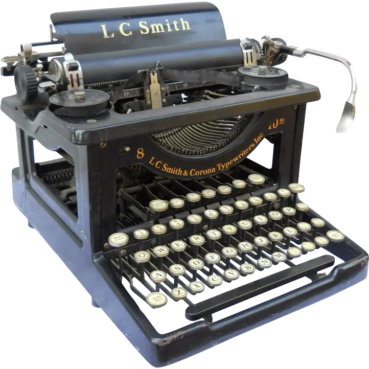 Vintage L.C. Smith Typewriter