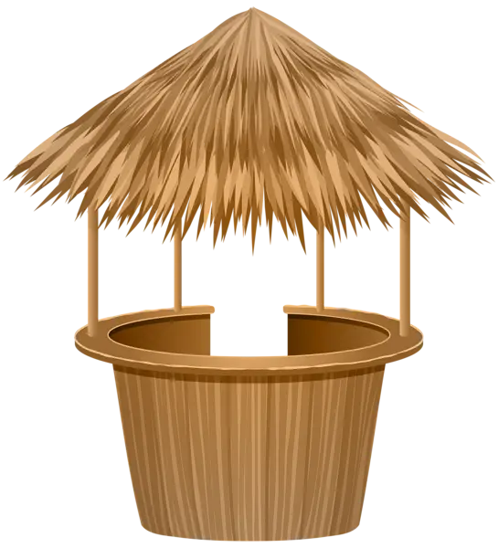 Tropical Tiki Hut Structure
