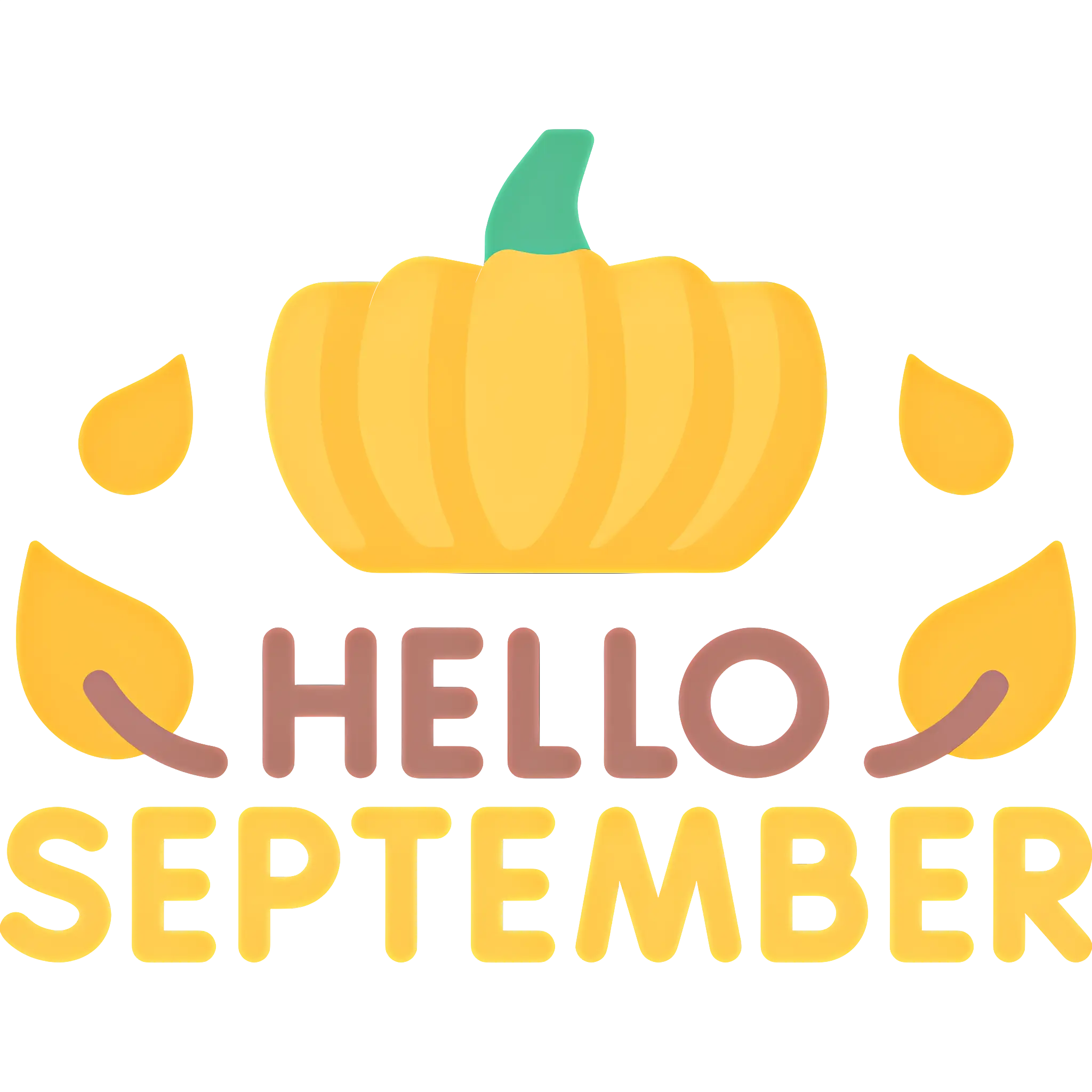Hello September Autumn Greeting