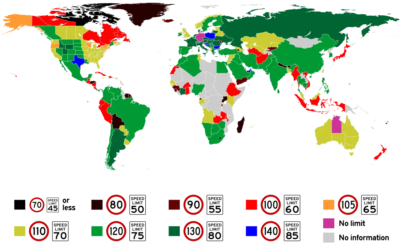 Global Speed Limits Map