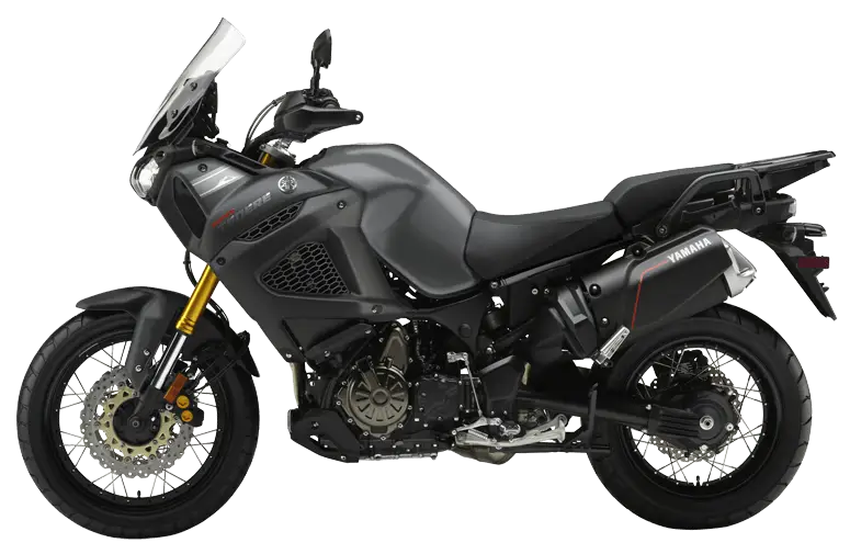 Adventure Touring Motorcycle in Black Design