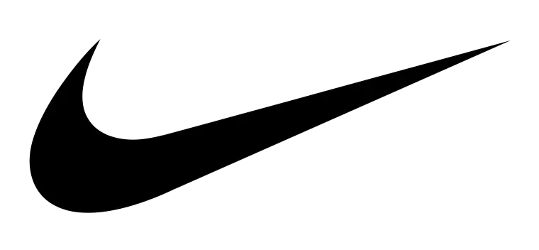 Iconic Black Nike Swoosh Logo