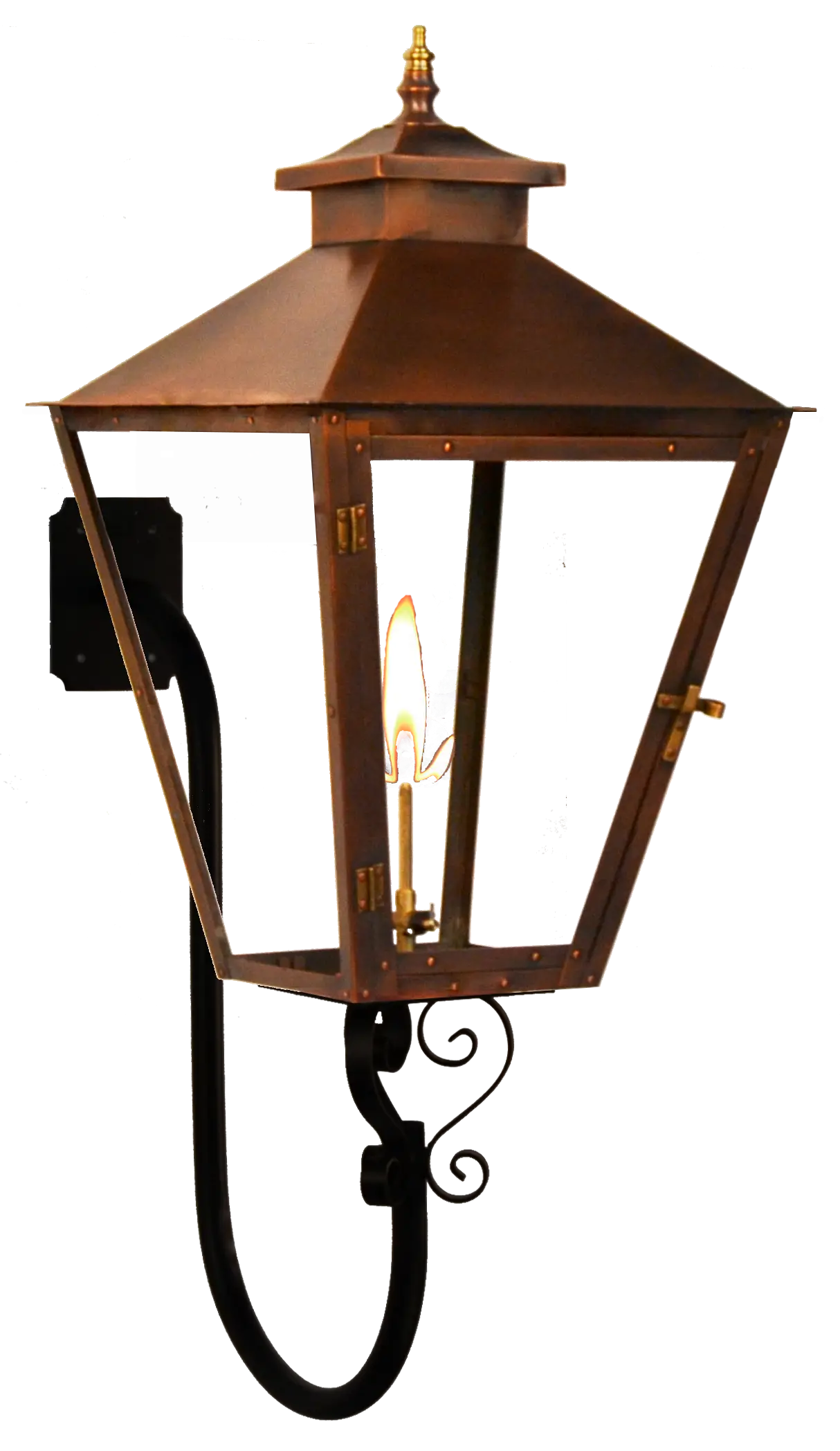 Vintage Copper Wall-mounted Lantern