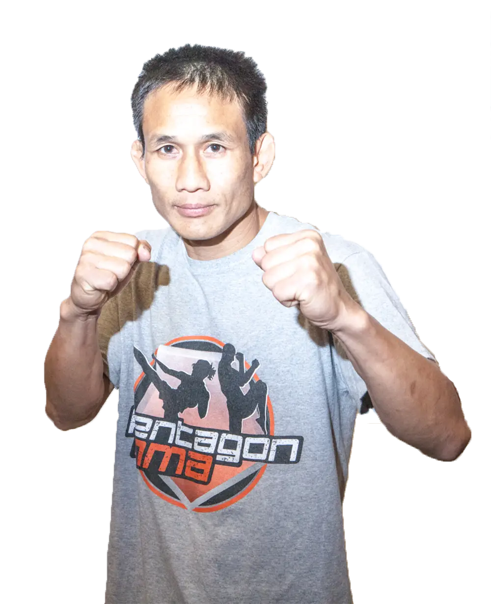 Martial Artist in Fighting Stance