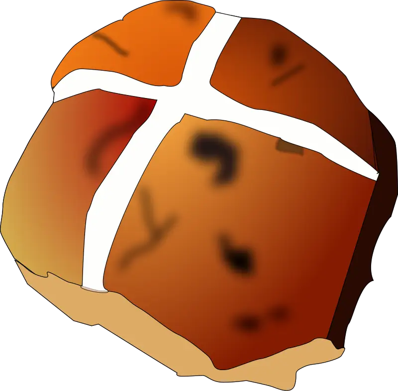 Traditional Hot Cross Bun