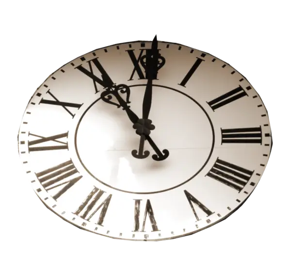 Roman Numeral Clock Illustration