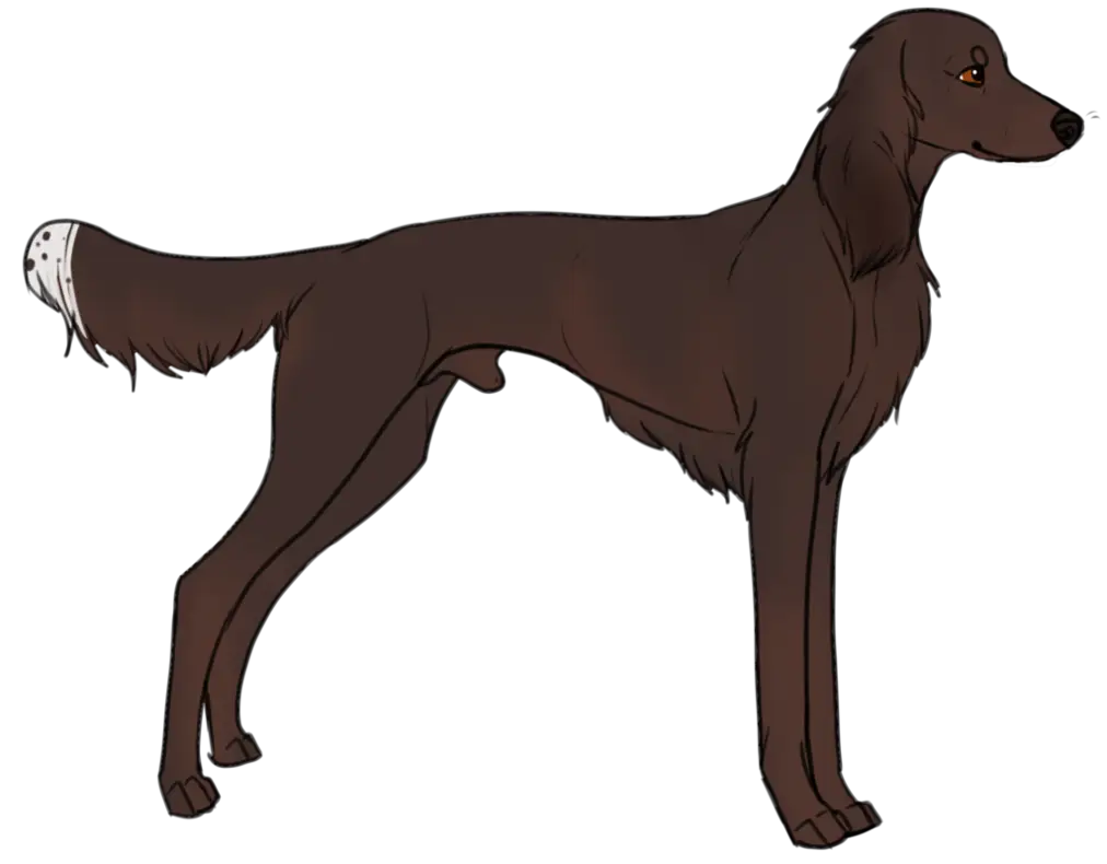 Brown Dog Illustration in Simple Style