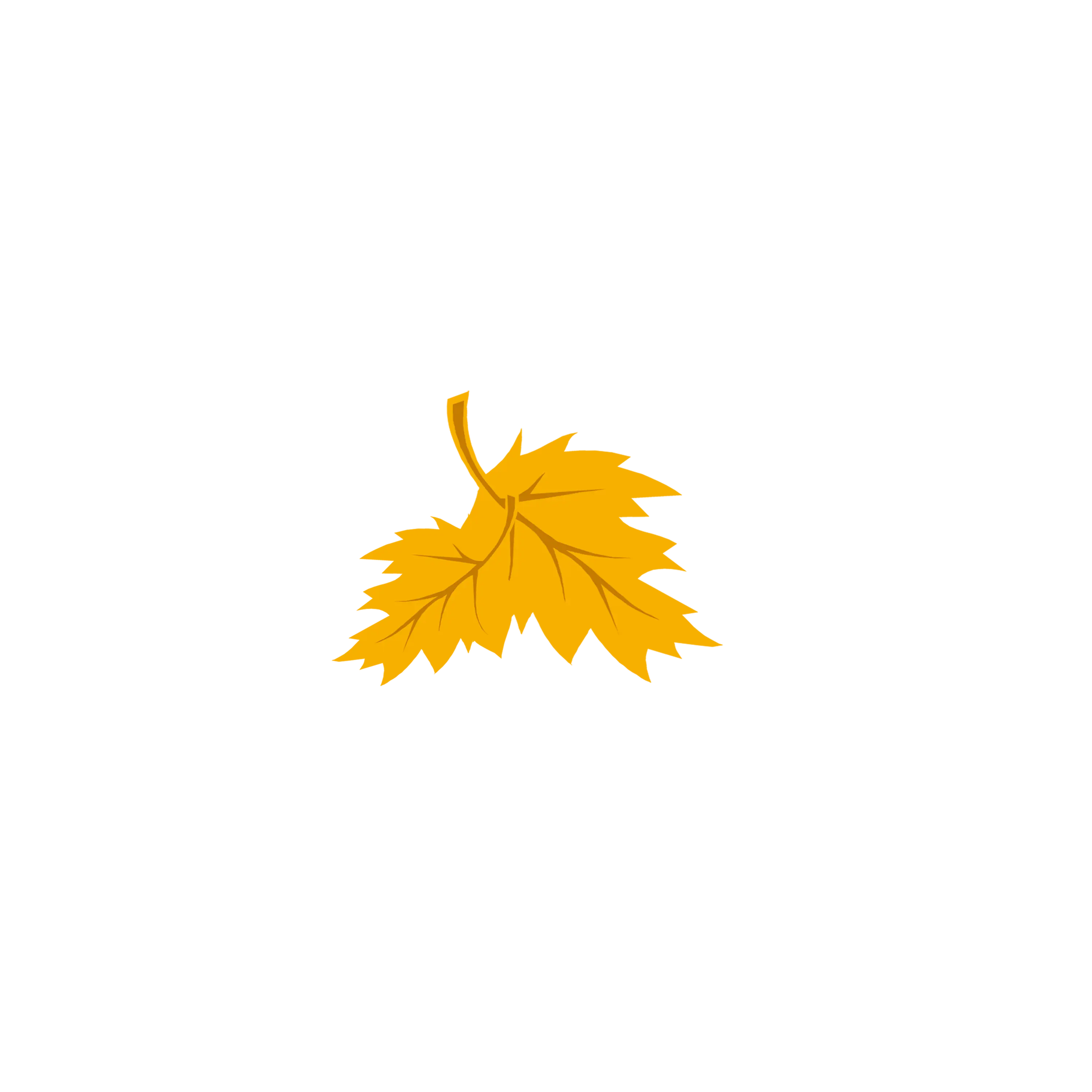 Single Yellow Leaf in Autumn