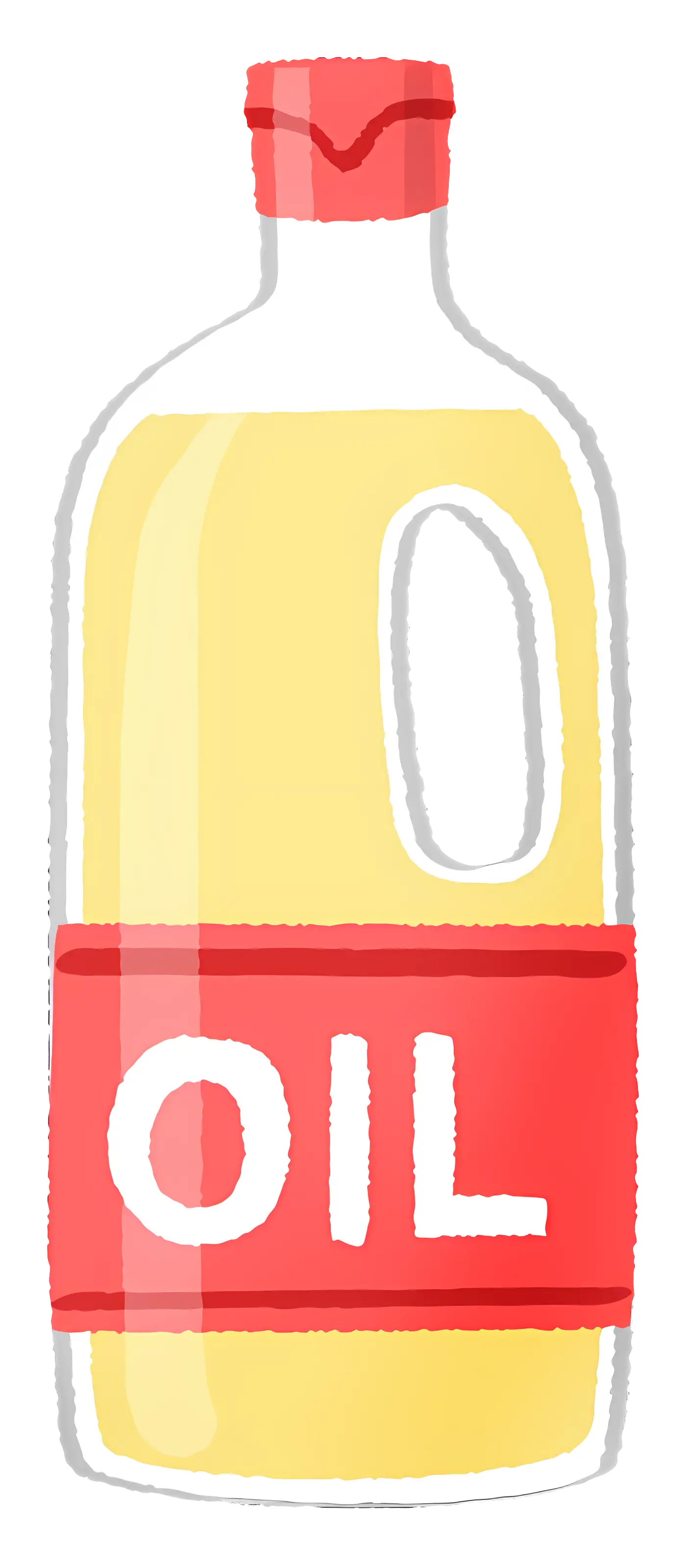 Yellow Bottle of Cooking Oil